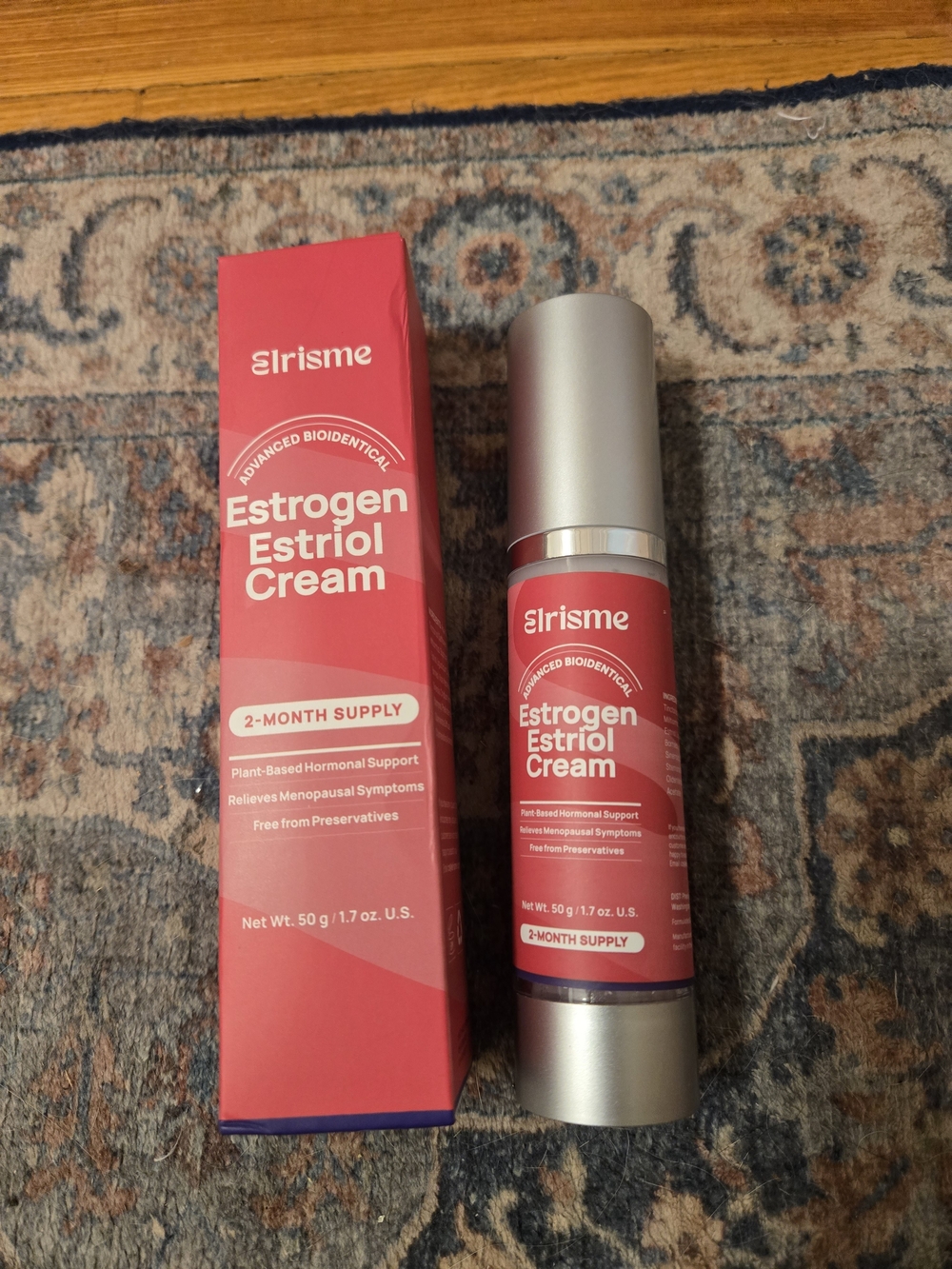 Estrogen Estriol Cream - Pink 2-Month Supply